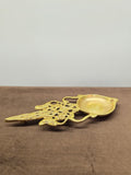 Brass Aarti spoon Engraved