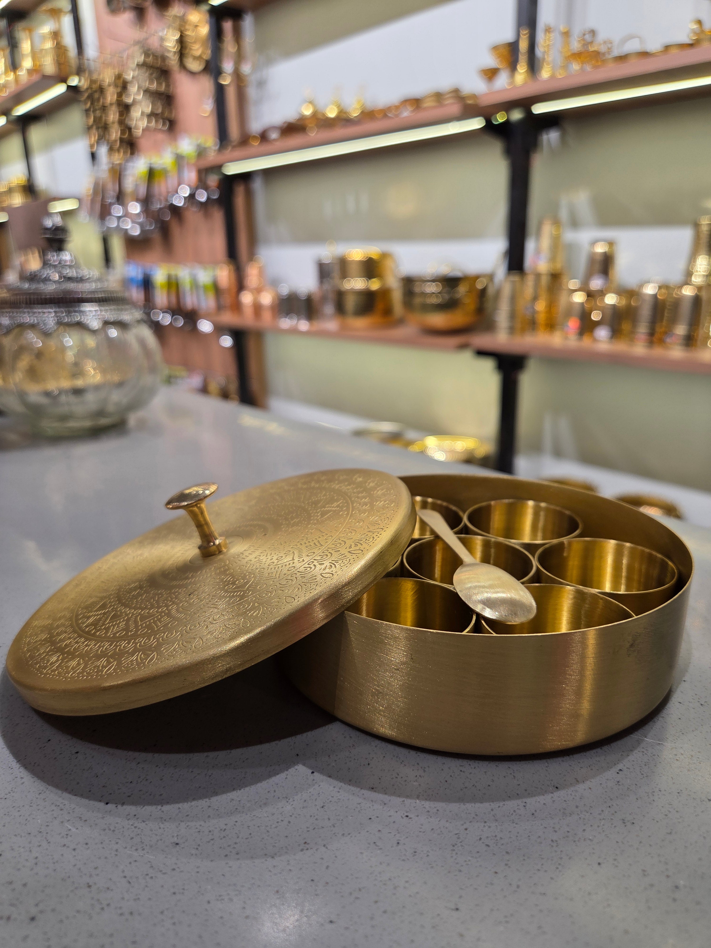 Brass Supari box