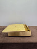 Brass Masala Dabba (Square)