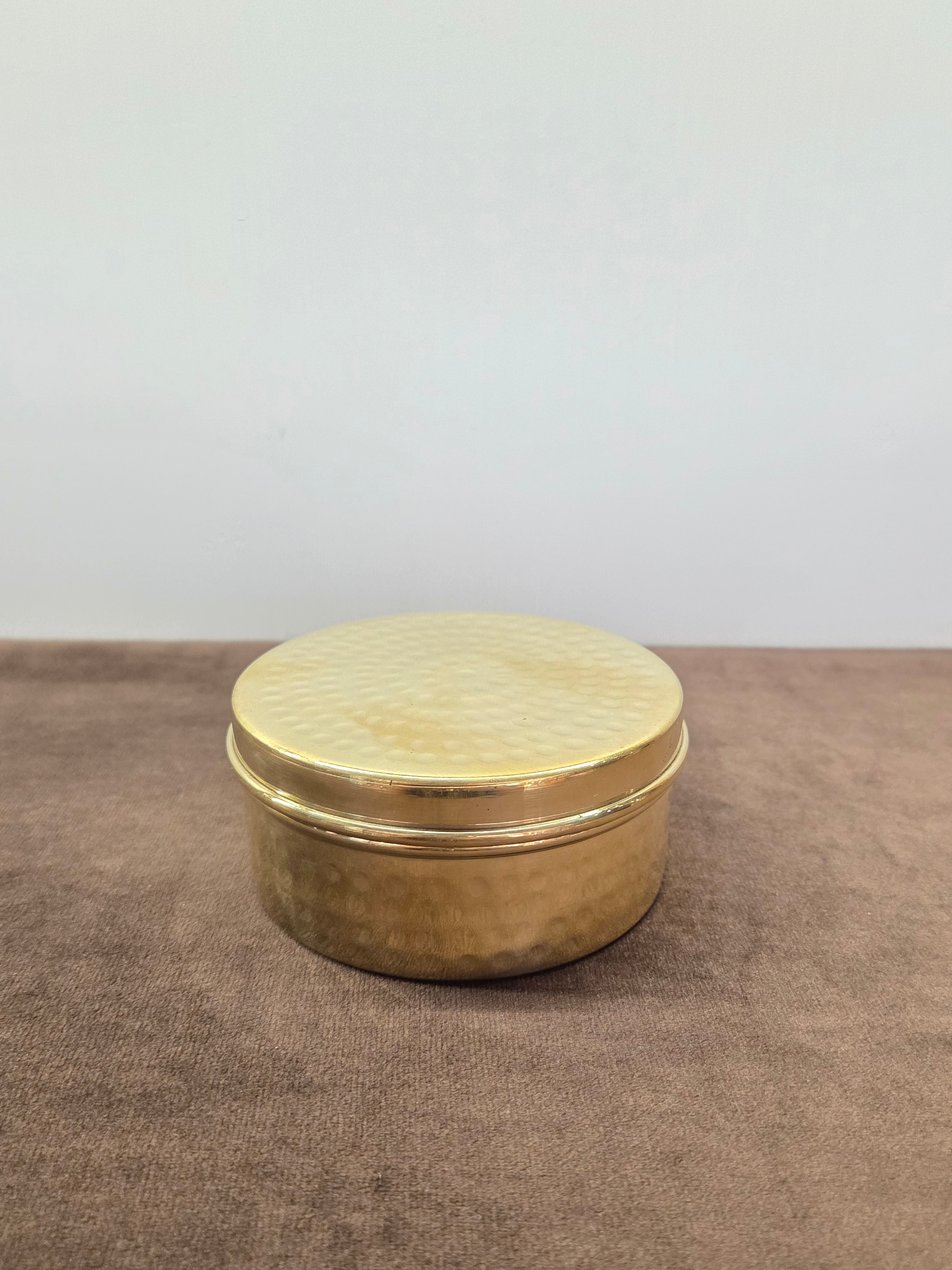 Brass Storage box (Hand Hammered)