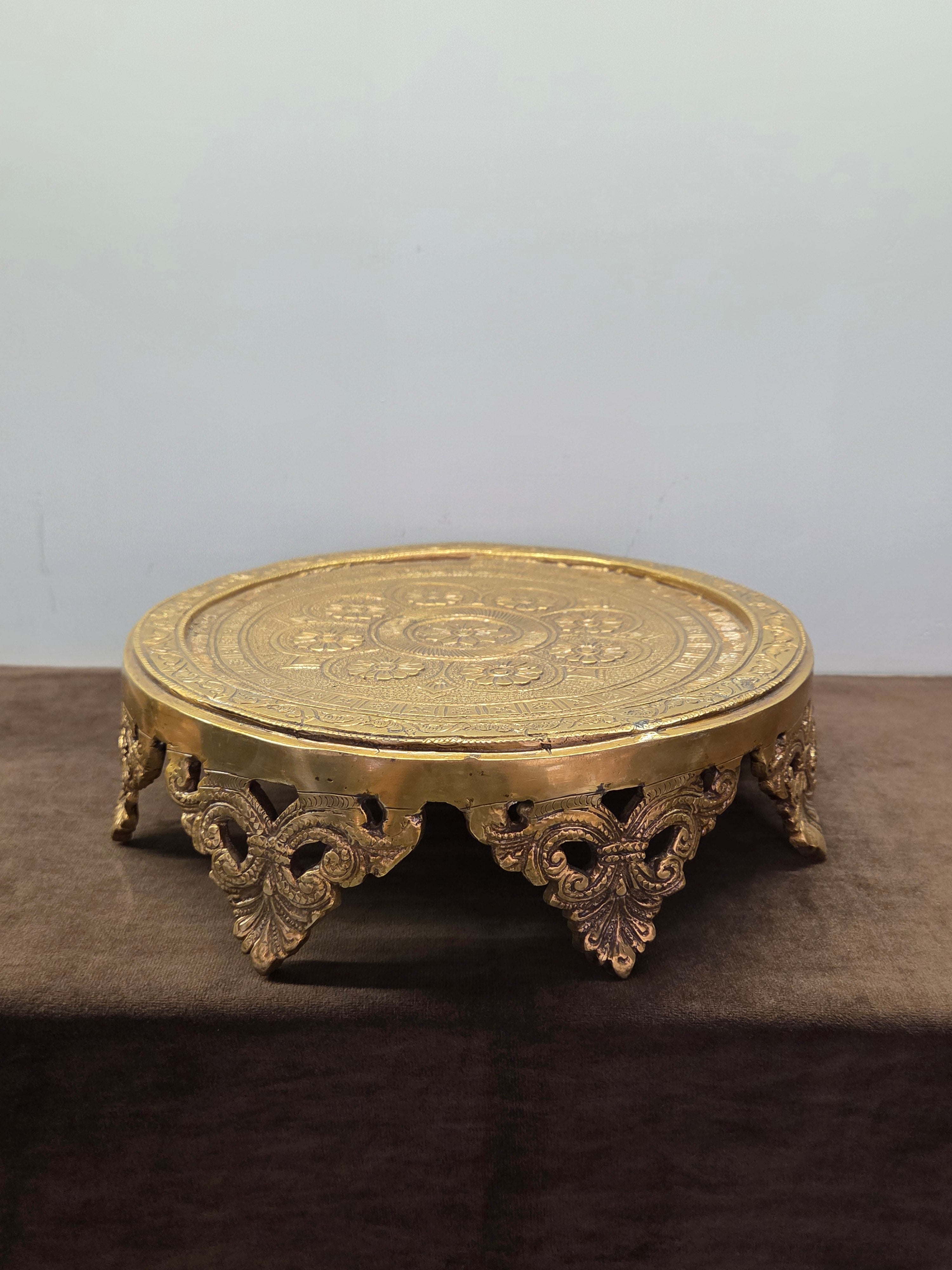 Brass Sighasan (Stool)