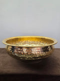 Brass Urli Hammered design