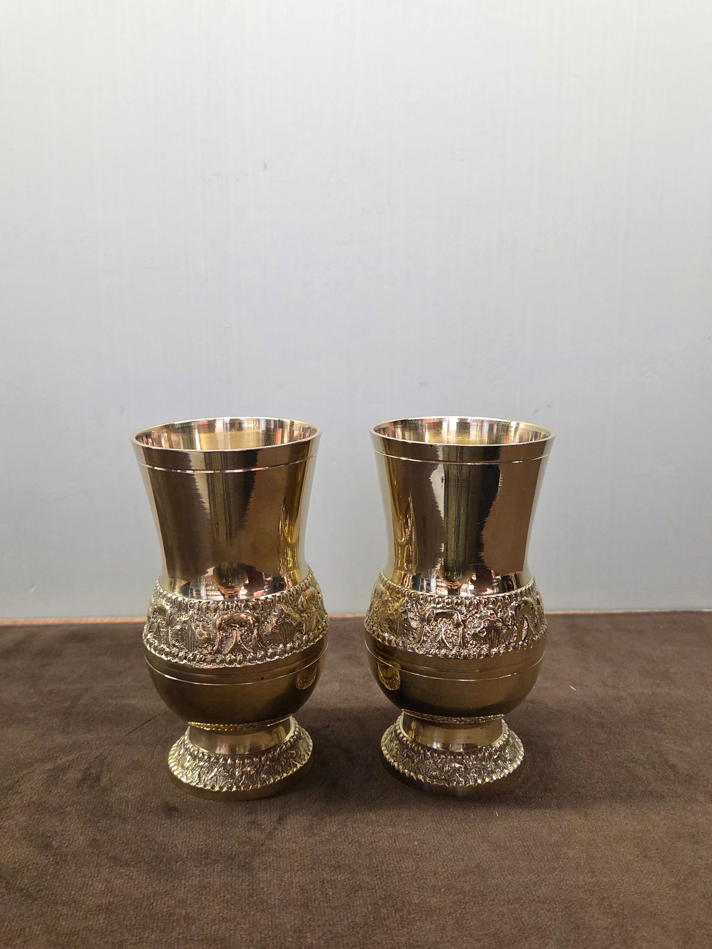 Brass Royal Glass (Set of 2)