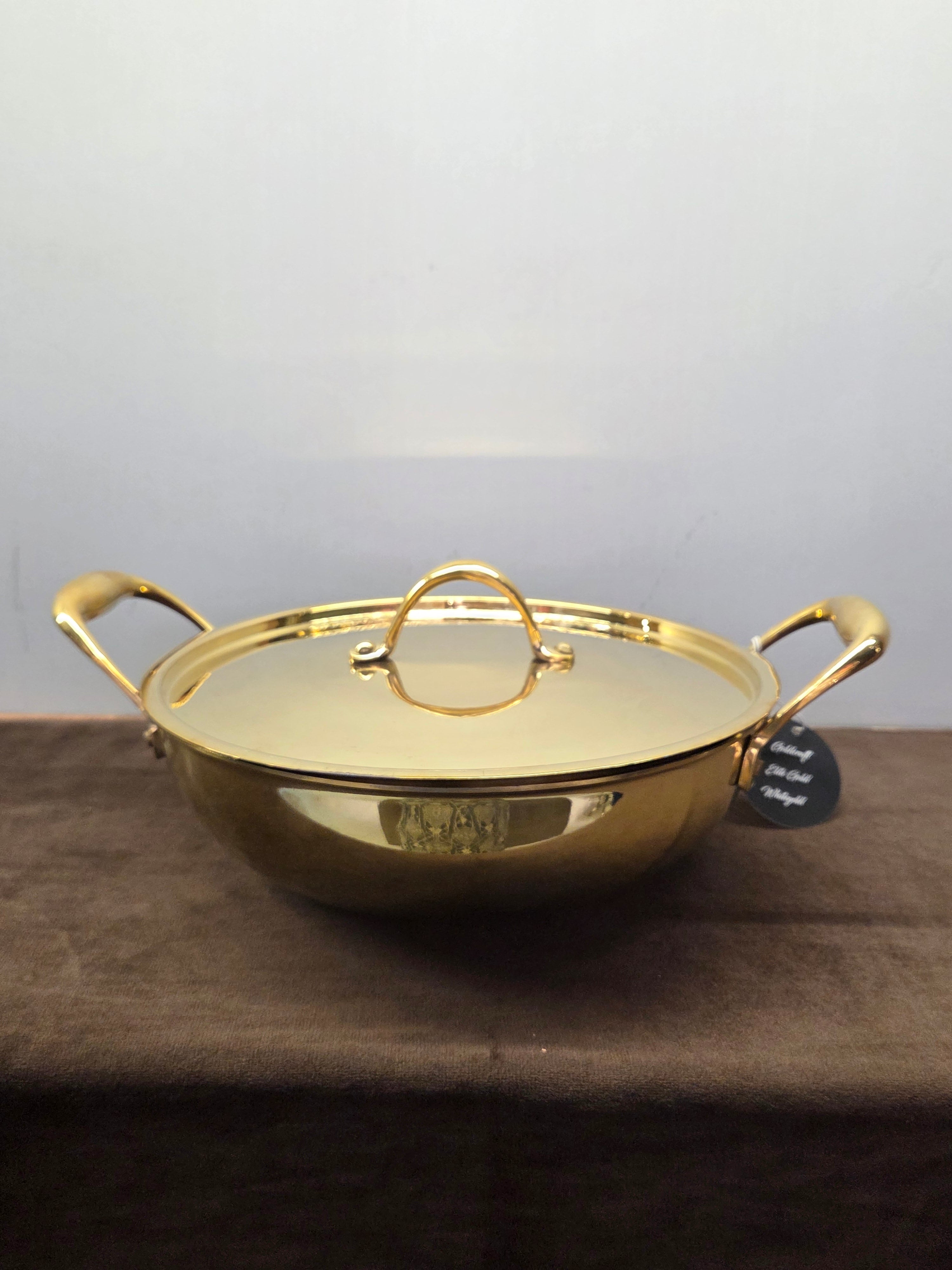 Brass Kadhai with Lid