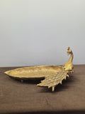 Peacock Platter (Brass - Antique)