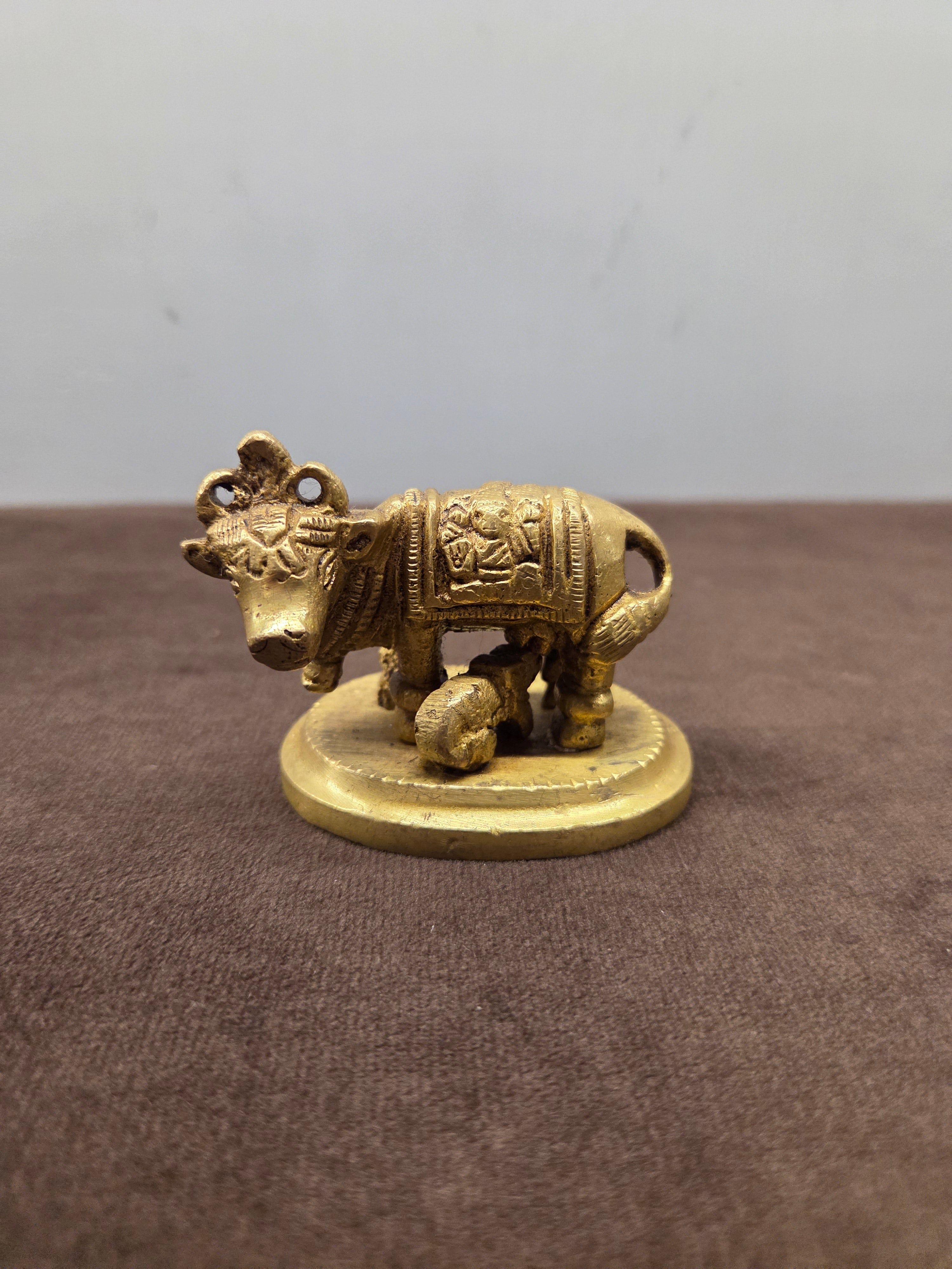 Brass Kamdhenu Ji (Small)