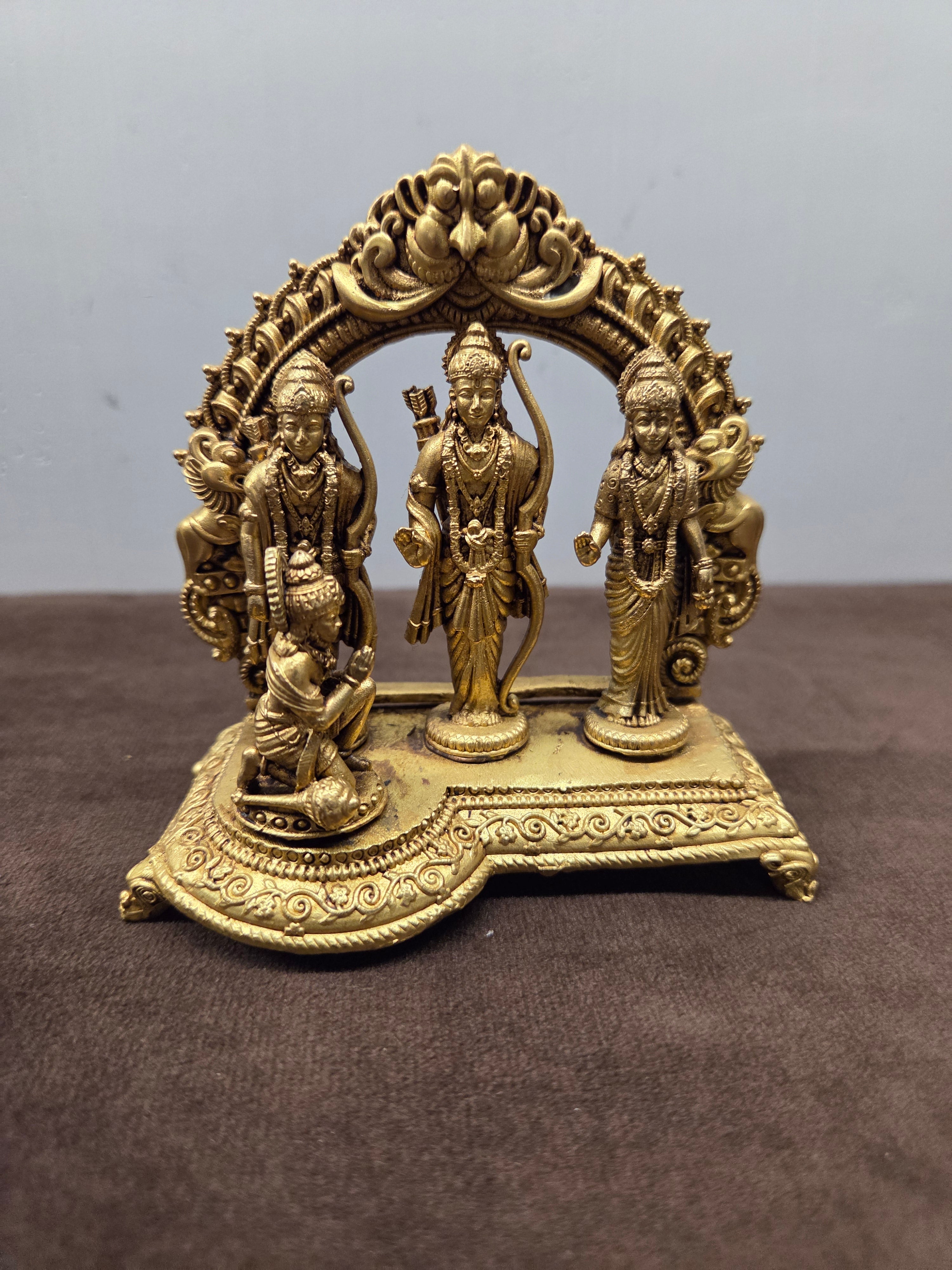 Shree Ram Darbar (Brass - Superfine - Small)