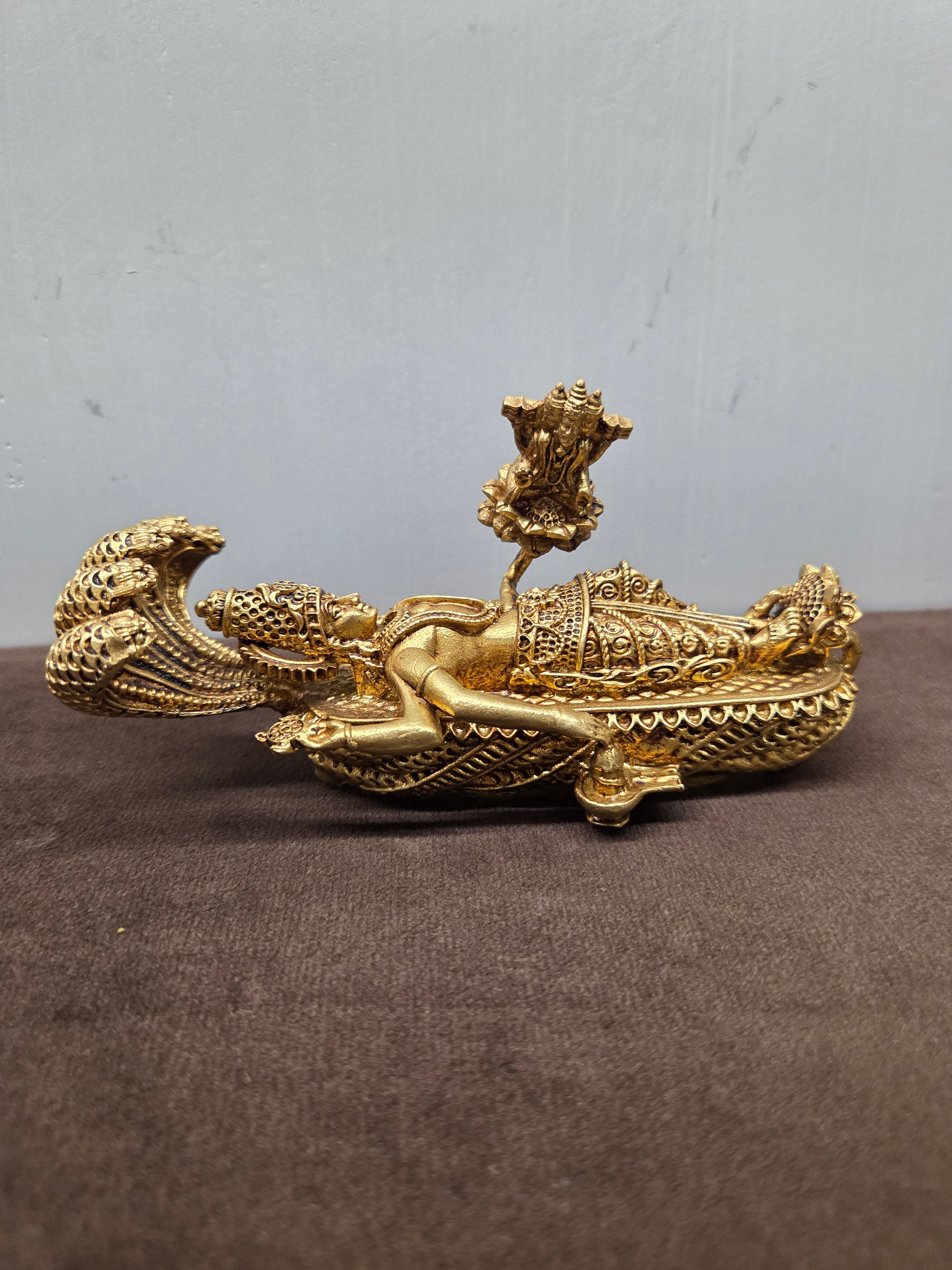 Vishnu Ji (Brass - Idol - Superfine)