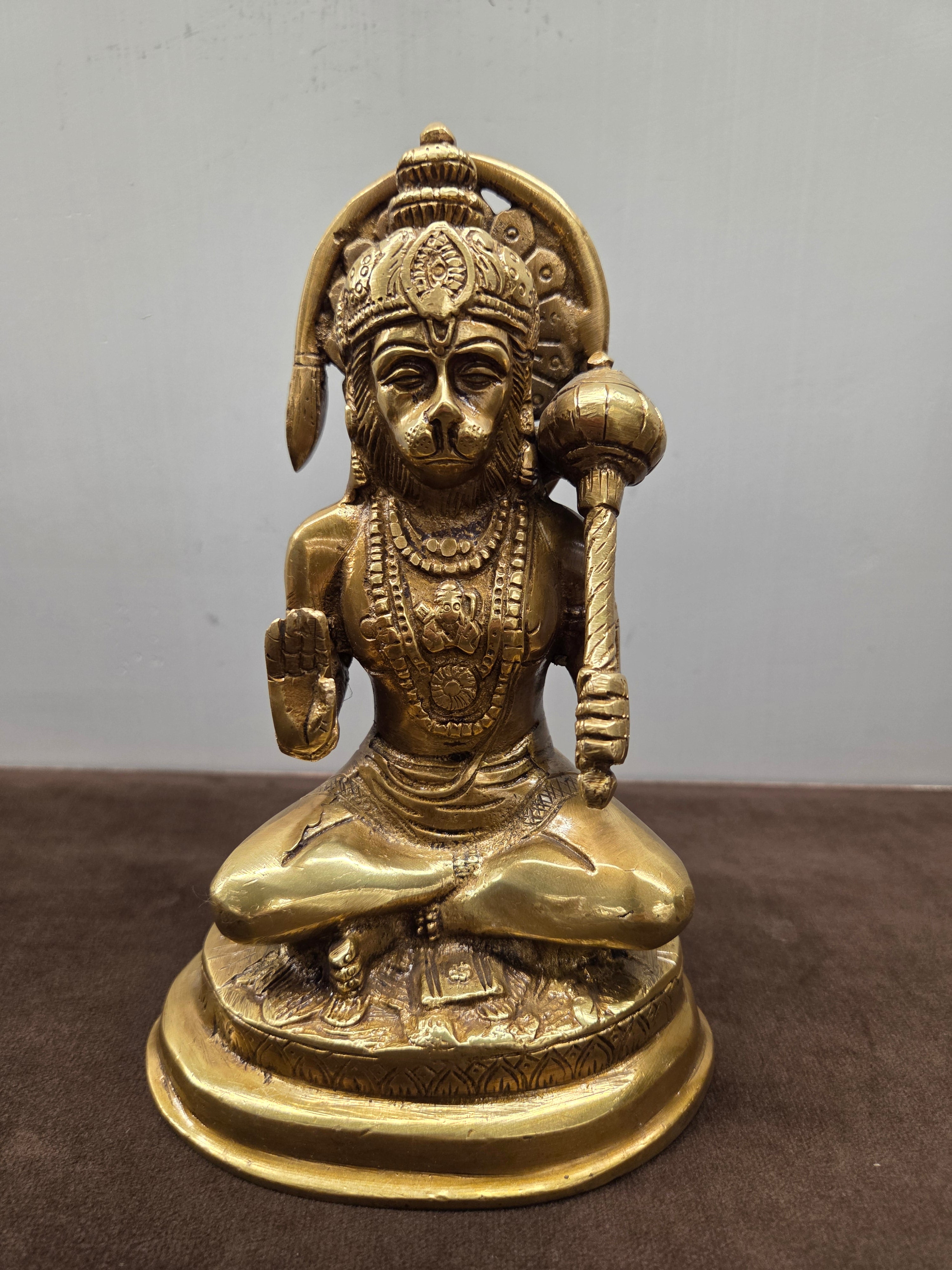 Hanuman Ji (Brass - Antique)