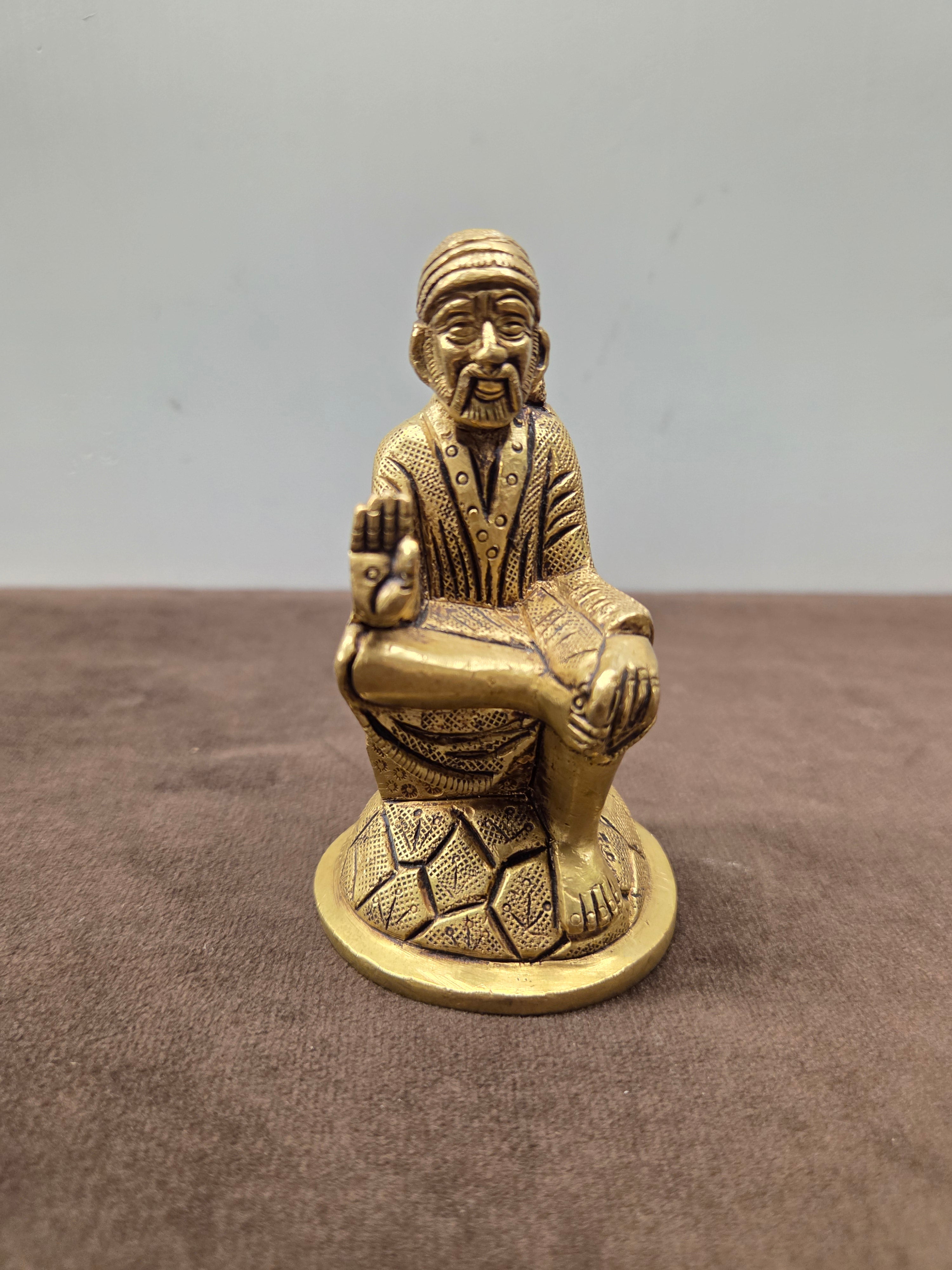 Sai Baba (Brass - Antique Idol)