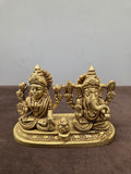 Laxmi Ganesh Ji (Brass - Idol)