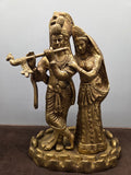 Radha Krishna Ji (Brass - Antique)