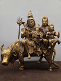 Shiv Parivar (Brass - Antique)