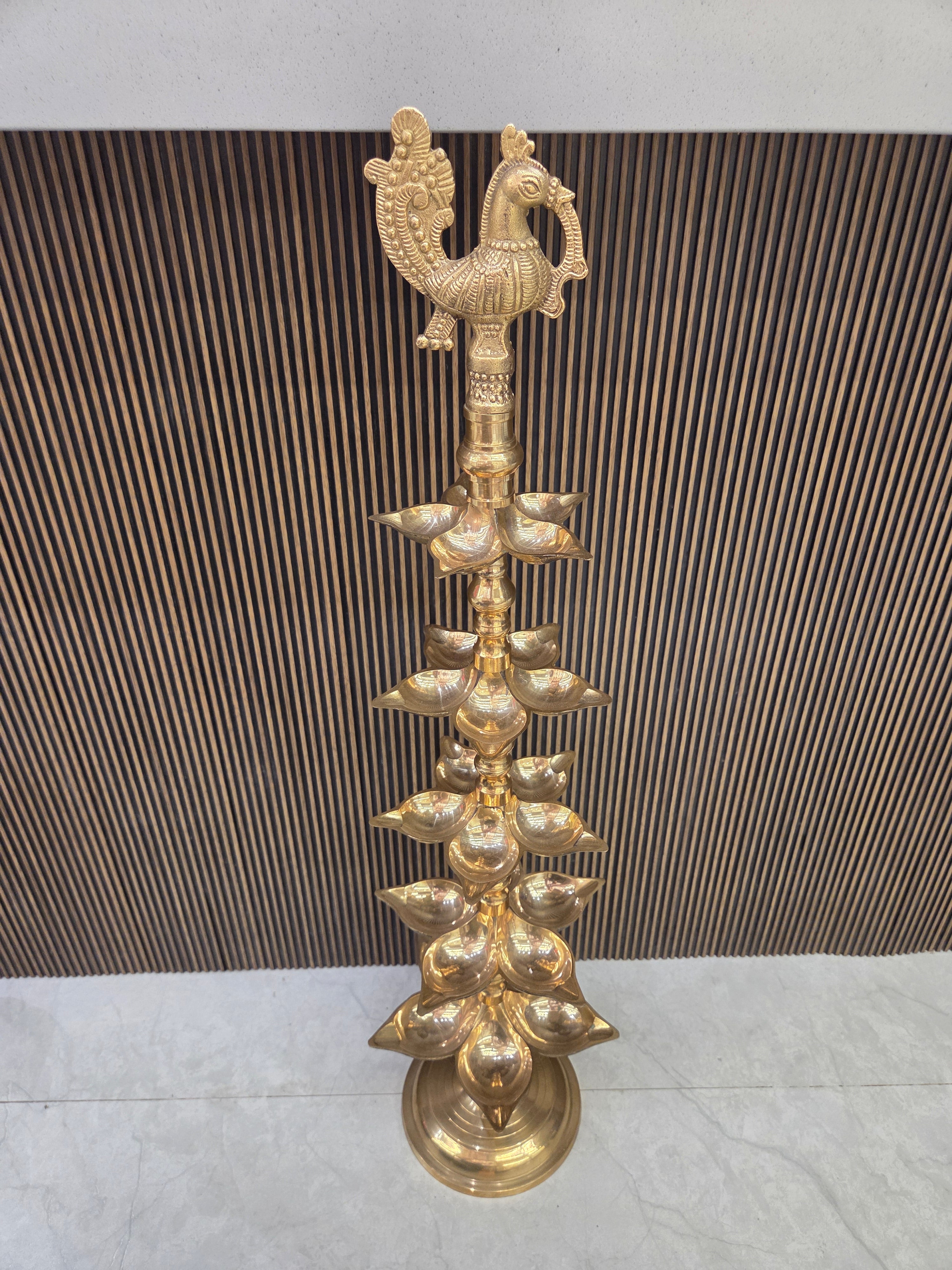 Brass Layered Deep (Silver Tone)