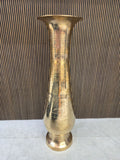 Brass Engraved Vase