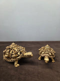 Brass Tortoise Big & Small (Antique - Design)